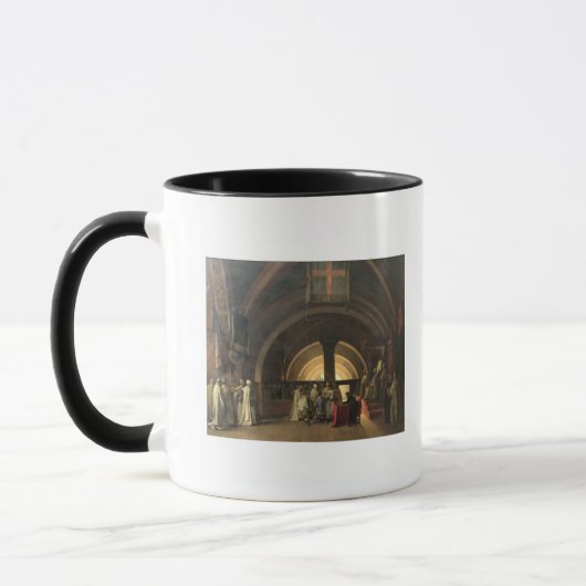 Die Einweihung von Jacques de Molay Tasse (Links)