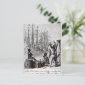 Die Einwohner von Boston Throw Postkarte (Stehend Vorderseite)