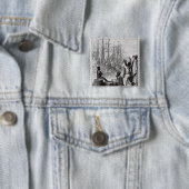 Die Einwohner von Boston-Wurf Button (Beispiel)