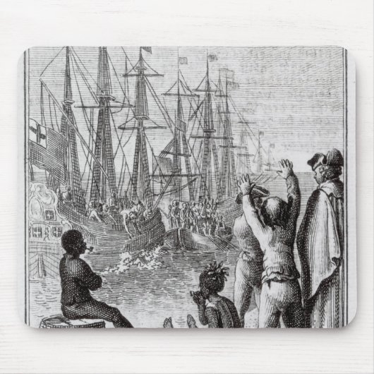 Die Einwohner von Boston-Wurf Mousepad (Vorne)