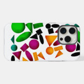 die einzigartige Form des Farbmusters iPhone Hülle (Rückseite (Horizontal))