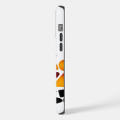 die einzigartige Form des Farbmusters iPhone Hülle (Linke Seite)