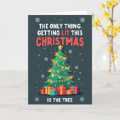 Die einzigartige Weihnachtskarte Karte (Gelbe Blume)