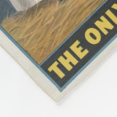 Die einzige Baby-Giraffe im Amerika-Zirkus-Plakat Fleecedecke (Ecke)