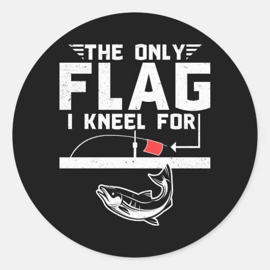 Die einzige Fahne, für die ich bekannt bin Runder Aufkleber (Vorderseite)