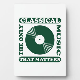 Die einzige klassische Musik Fotoplatte