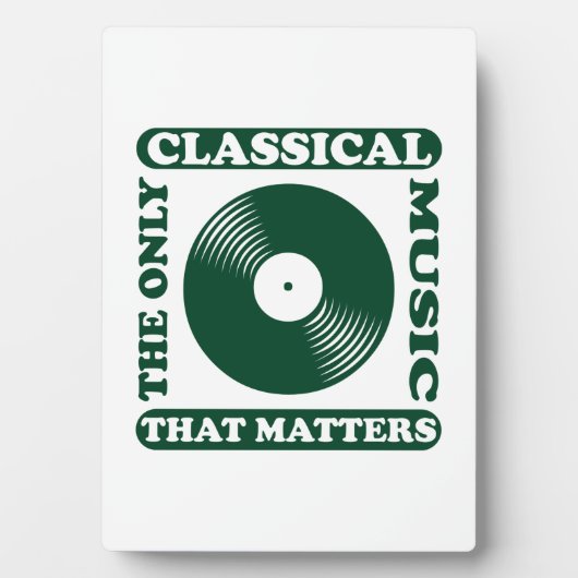 Die einzige klassische Musik Fotoplatte (Vorderseite)