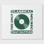 Die einzige klassische Musik Geschenkpapier (Flach)