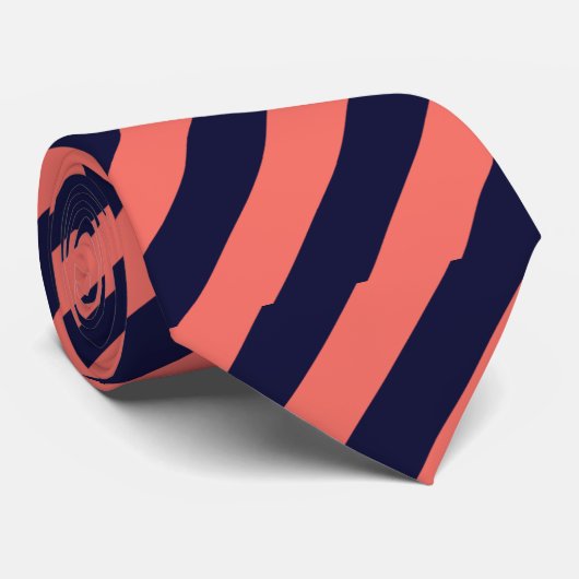 Die einzige Krawatte der Marine und der Korallen j (Gerollt)