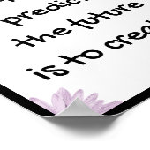 Die einzige Möglichkeit, die Zukunft vorherzusagen Poster (Ecke)