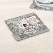 Die einzige Möglichkeit, großartige Arbeit zu leis Rechteckiger Pappuntersetzer (angewinkelt)