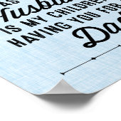 Die einzige Sache bessere Typografie drucken Poster (Ecke)