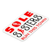 Die einzige Schwester führt diese Stadt Magnet (Linke Seite)