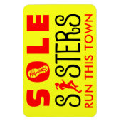 Die einzige Schwester führt diese Stadt Magnet (Vertikal)