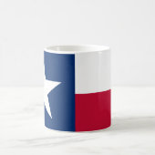 Die einzige Stern-Flaggen-Texas-Flagge Kaffeetasse (Mittel)