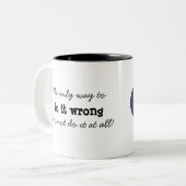 Die einzige Tasse für Kaffee (Vorderseite Links)