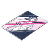 Die einzige und nur Wunder Frau Retro-Grafik Notizblock (Linke Seite)