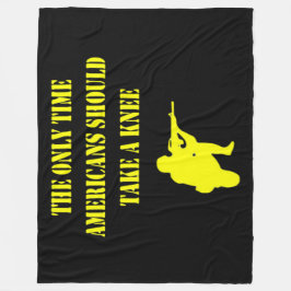 DIE EINZIGE ZEIT SOLLTEN DIE AMERIKANER VERSCHWIND FLEECEDECKE