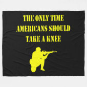 DIE EINZIGE ZEIT SOLLTEN DIE AMERIKANER VERSCHWIND FLEECEDECKE (Vorderseite (Horizontal))