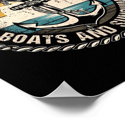 Die einzigen Bs, die ich brauche Boote und Sunshin Poster (Ecke)