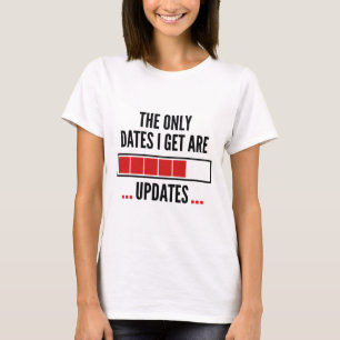 Die einzigen Daten, die ich erhalte, sind Updates T-Shirt