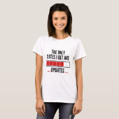 Die einzigen Daten, die ich erhalte, sind Updates T-Shirt (Vorne ganz)