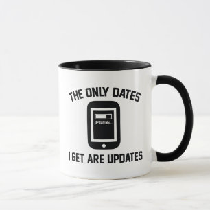 Die einzigen Daten, die ich erhalte, sind Updates Tasse