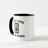 Die einzigen Daten, die ich erhalte, sind Updates Tasse (Vorderseite Links)