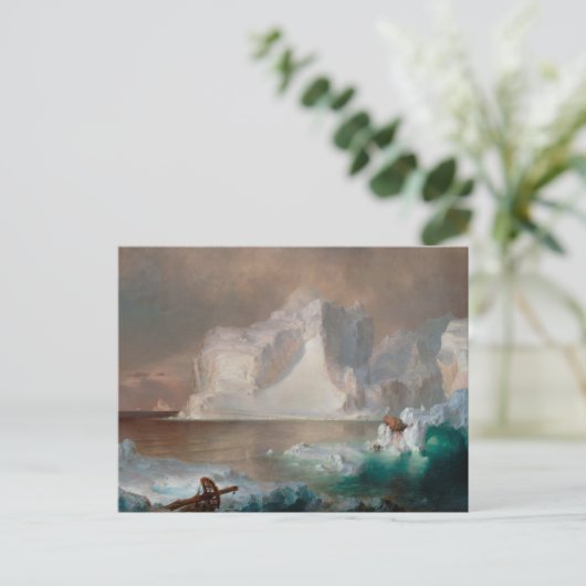 Die Eisberge der Frederic Edwin Church Postkarte (Stehend Vorderseite)