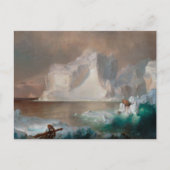 Die Eisberge der Frederic Edwin Church Postkarte (Vorderseite)