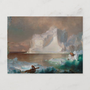 Die Eisberge der Frederic Edwin Church von 1861 Postkarte