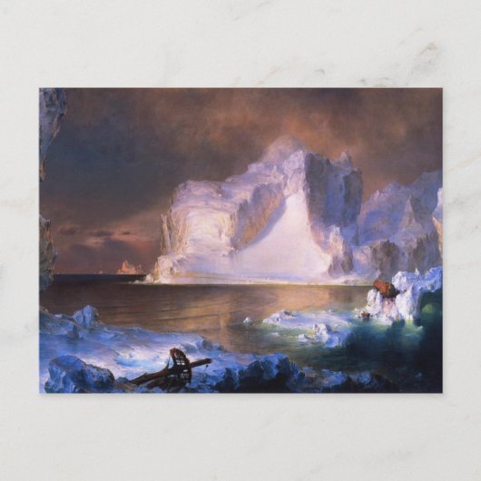 Die Eisberge Postkarte (Vorderseite)