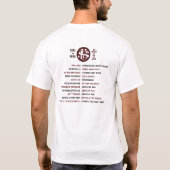 Die Eisen-Brigaden-Malteserkreuz-Front/das hinter T-Shirt (Rückseite)