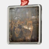 Die Eisen-Rollen Mühle, 1875 Ornament Aus Metall (Links)