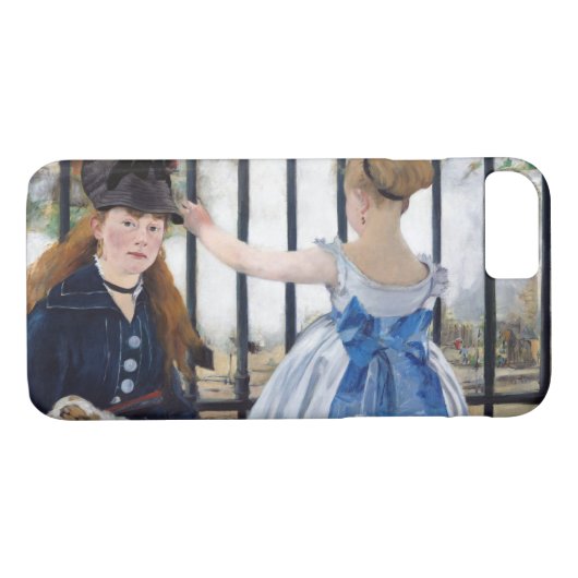 Die Eisenbahn, Edouard Manet Case-Mate iPhone Hülle (Rückseite (Horizontal))
