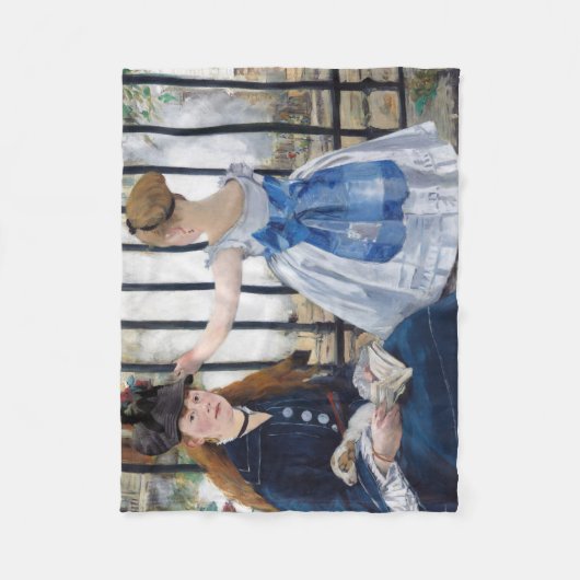 Die Eisenbahn, Edouard Manet Fleecedecke (Vorderseite)