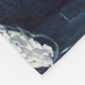 Die Eisenbahn Edouard Manet Fleecedecke (Ecke)