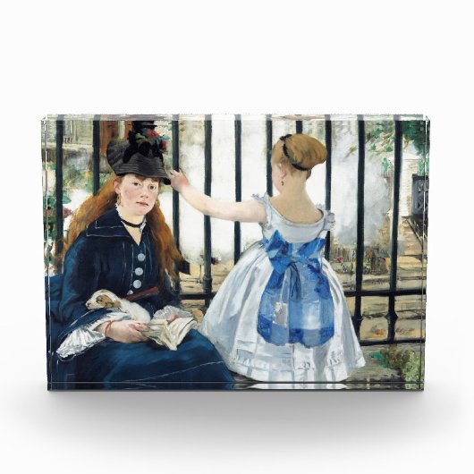 Die Eisenbahn Edouard Manet Fotoblock (Vorderseite)
