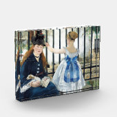 Die Eisenbahn Edouard Manet Fotoblock (Links)