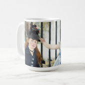 Die Eisenbahn Edouard Manet Kaffeetasse (Vorderseite Links)