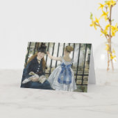 Die Eisenbahn | Édouard Manet Karte (Gelbe Blume)