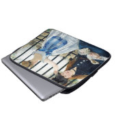 Die Eisenbahn Edouard Manet Laptopschutzhülle (Vorne Knopf)