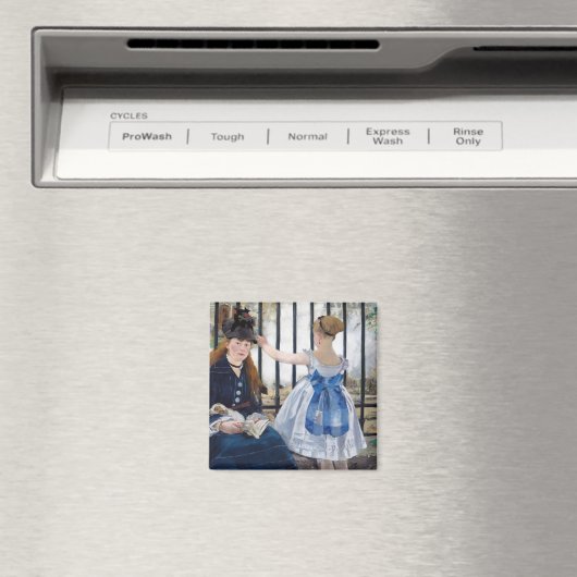 Die Eisenbahn, Edouard Manet Magnet (In Situ (Geschirrspüler))