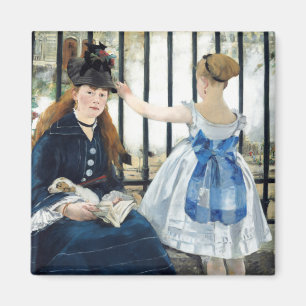 Die Eisenbahn Edouard Manet Magnet