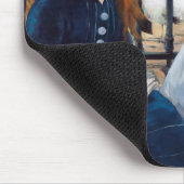 Die Eisenbahn, Edouard Manet Mousepad (Ecke)