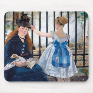 Die Eisenbahn, Edouard Manet Mousepad