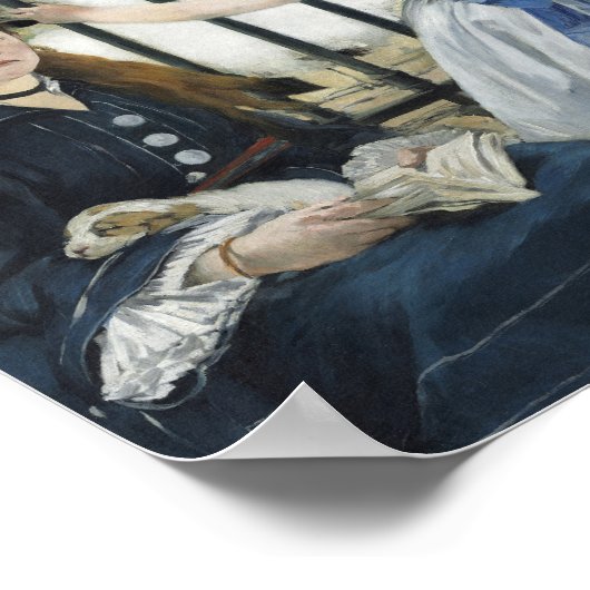 Die Eisenbahn | Édouard Manet Poster (Ecke)