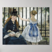 Die Eisenbahn | Édouard Manet Poster (Vorne)