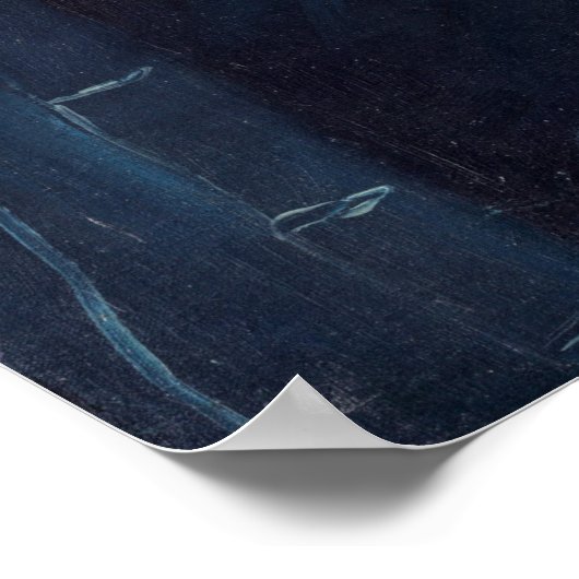 Die Eisenbahn Edouard Manet Poster (Ecke)