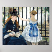 Die Eisenbahn Edouard Manet Poster (Vorne)